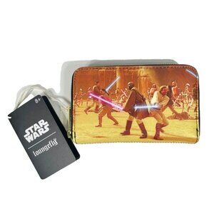 Loungefly Disney Star Wars Episode II Attack Of The Clones Zip Around Wallet
